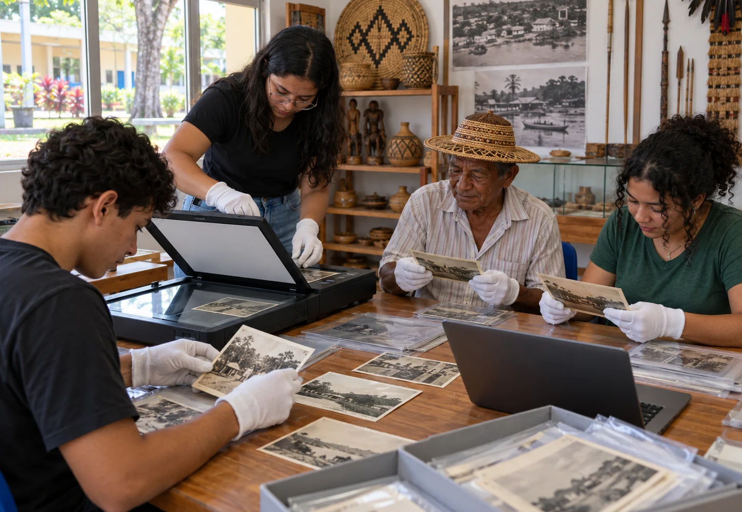 Estudantes e pesquisadores organizam registros da memória cultural do Vale do Jamari.